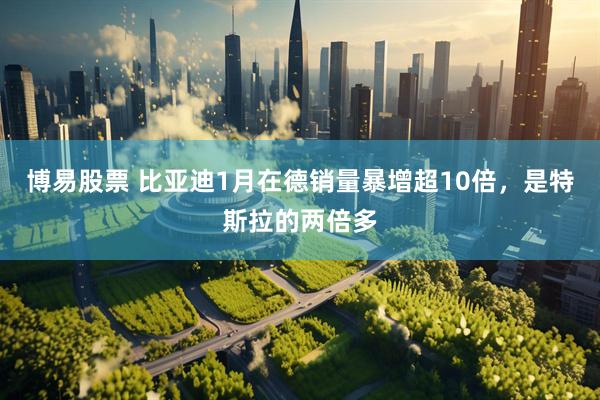 博易股票 比亚迪1月在德销量暴增超10倍，是特斯拉的两倍多